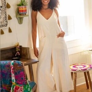NWT Natural Life Chelsea Cotton Jumpsuit XS
